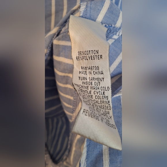 Label Striped Wrap Ruffle Womens Minidress Sz 4 Crusie Formal Summer Church - Picture 10 of 10